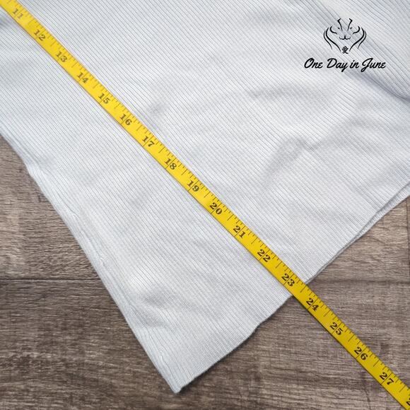 Guess Long Sleeve Ribbed Top Size L - Picture 4 of 5